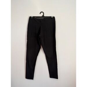 Everlast Sport Womens Black Ankle Leggings Medium Cotton Spandex Activewear